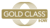 i car GOLD CLASS certification for body work and collision repair