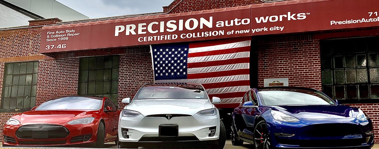 NYC's first and most experienced Tesla Factory trained and Approved Body Shop, with over 5000 Tesla vehicles repaired #back2brandnew, since 2010. Serving Manhattan, Brooklyn, Bronx and Queens County, Nassau, Suffolk and the Hamptons with towing service.