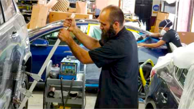 Precision Auto Works of LIC featured Miracle System experts in NYC as seen in Auto Body News.