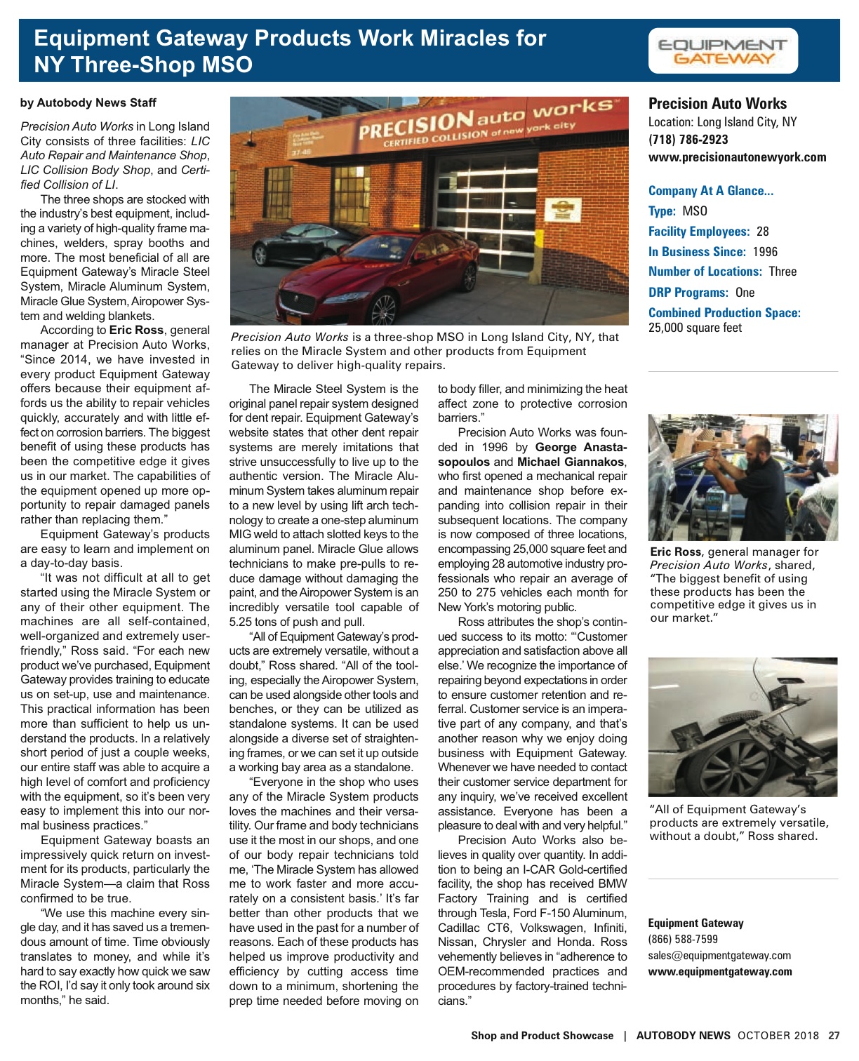 Precision Auto Works of LIC is now a Volkswagen Manufacturer Certified Collision Auto Body Shop in NYC